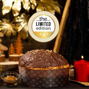 Panettone al caramello , cioccolato al latte e arancia limited edition 2021